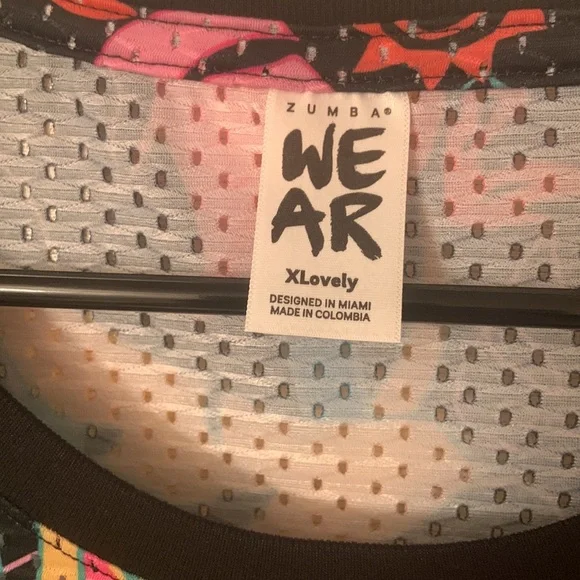 ZUMBA TROPICAL MESH TOP Xtra Lovely - Picture 5 of 9